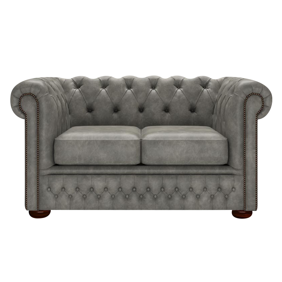 Fleming 2-istuttava Chesterfield-sohva Etna Grey