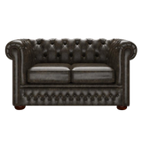 Fleming 2-istuttava Chesterfield-sohva Old English Alga