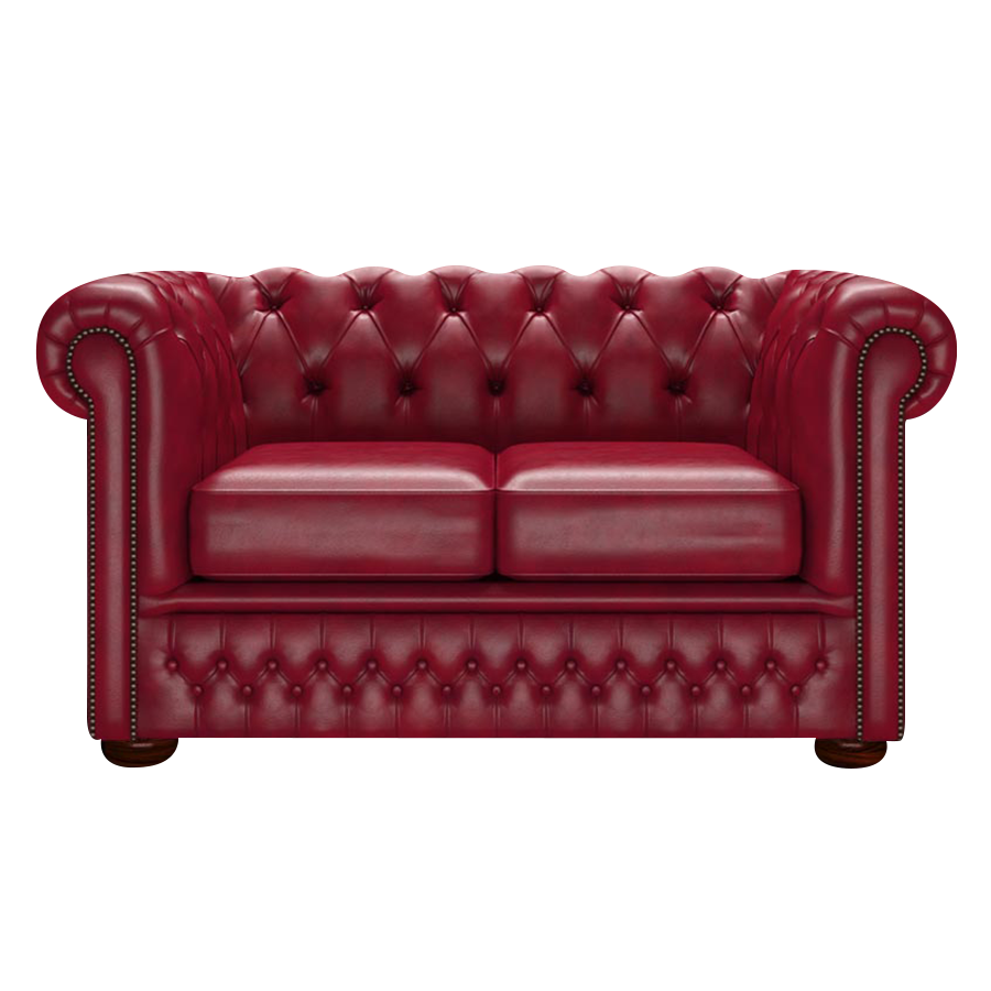 Fleming 2-istuttava Chesterfield-sohva Old English Gamay