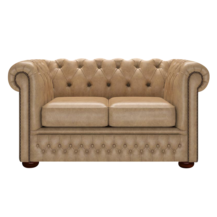 Fleming 2-istuttava Chesterfield-sohva Old English Parchment