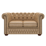 Fleming 2-istuttava Chesterfield-sohva Old English Parchment