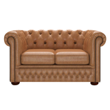 Fleming 2-istuttava Chesterfield-sohva Old English Tan