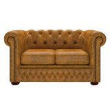 Fleming 2-istuttava Chesterfield-sohva Tudor Mustard