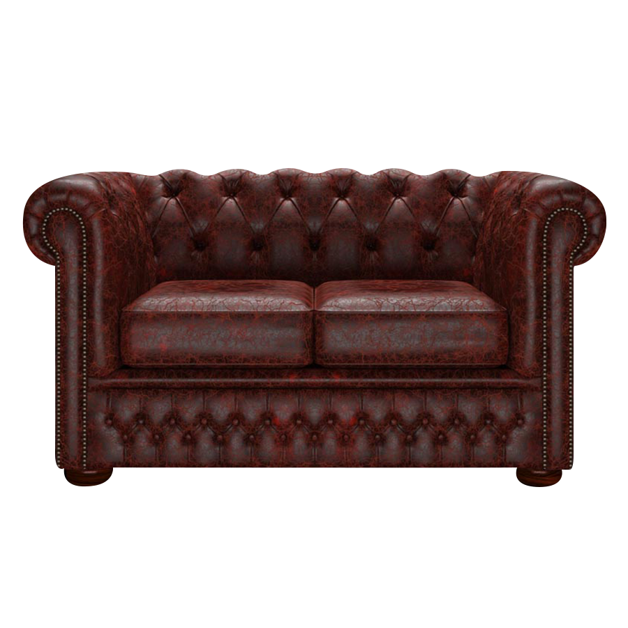 Fleming 2-istuttava Chesterfield-sohva Tudor Oxblood