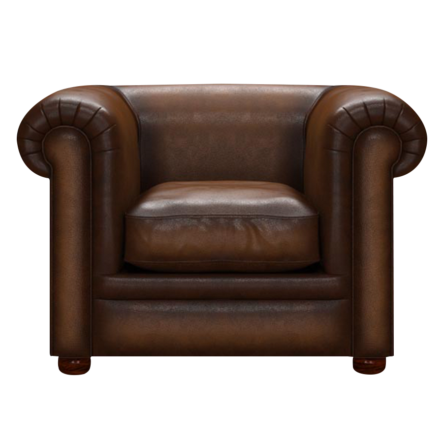 Austen Chesterfield Armchair Antique Autumn Tan