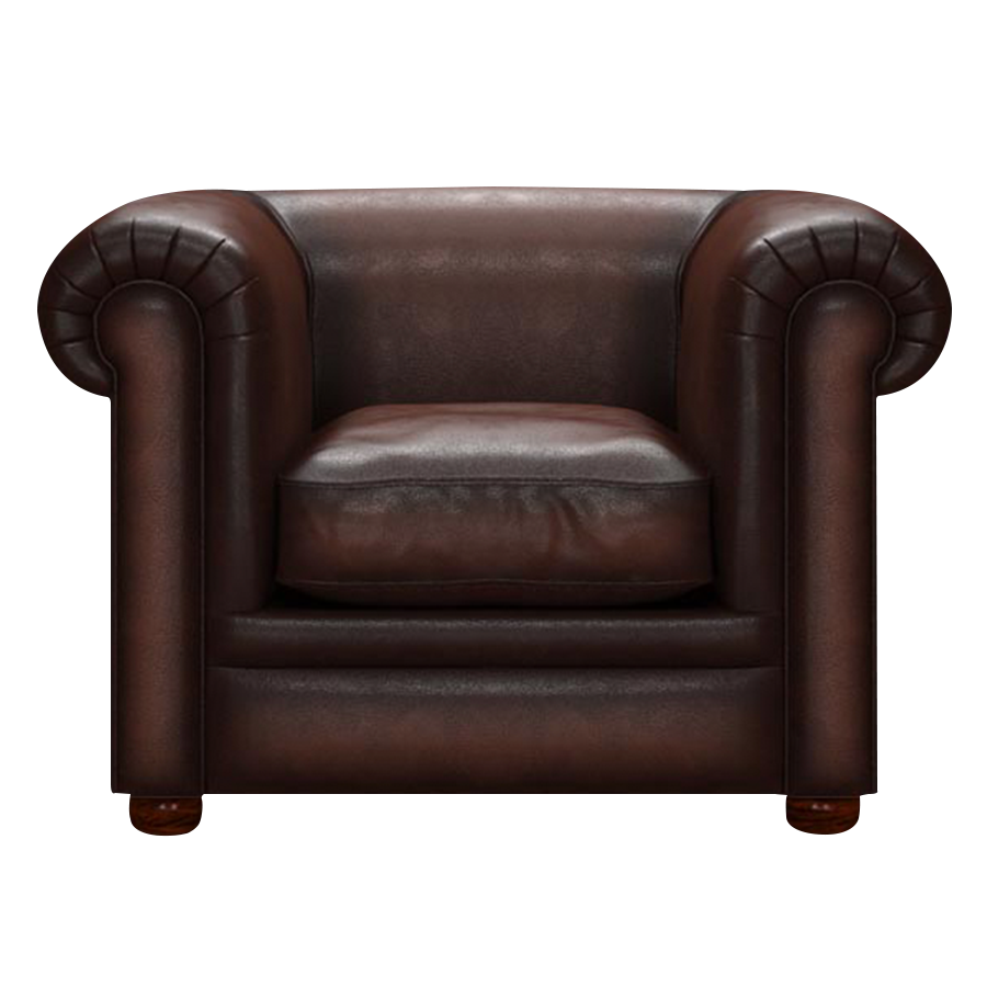 Austen Chesterfield Armchair Antique Brown