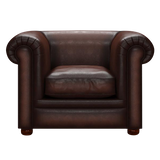 Austen Chesterfield Armchair Antique Brown
