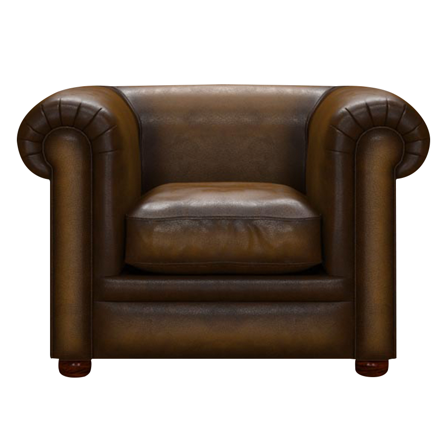 Austen Chesterfield Armchair Antique Gold