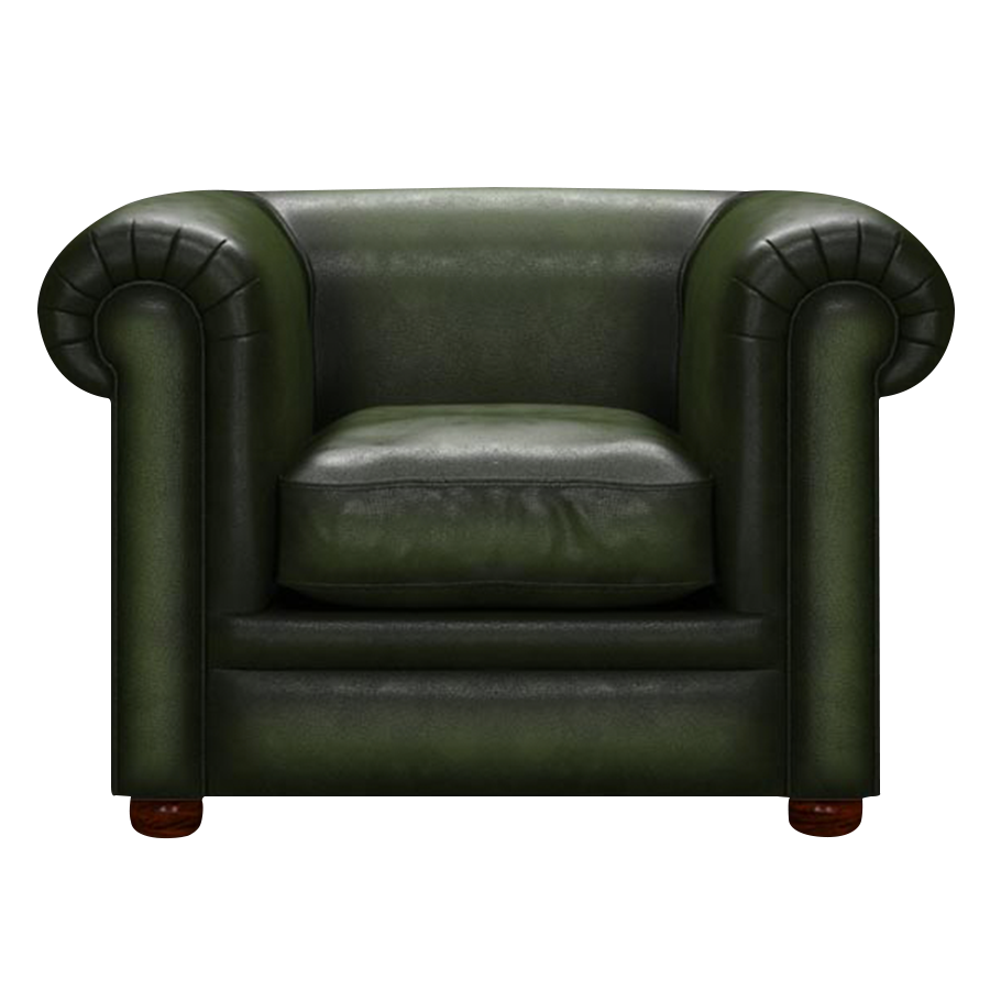 Austen Chesterfield Armchair Antique Green