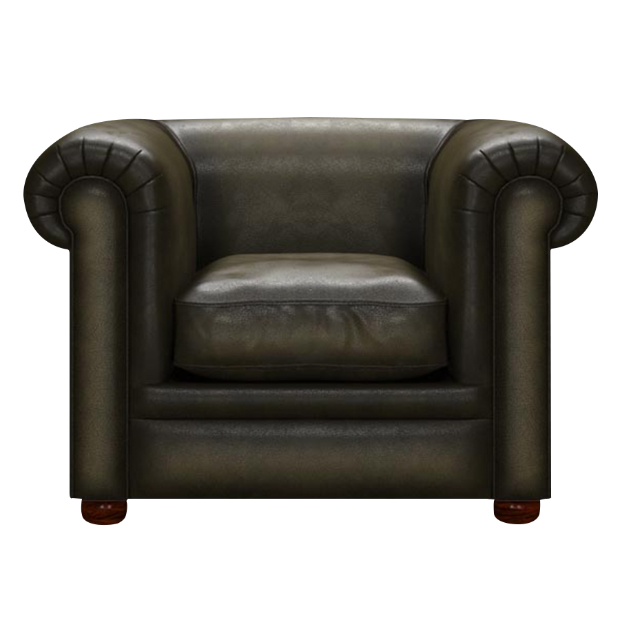 Austen Chesterfield Armchair Antique Olive