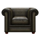 Austen Chesterfield Armchair Antique Olive