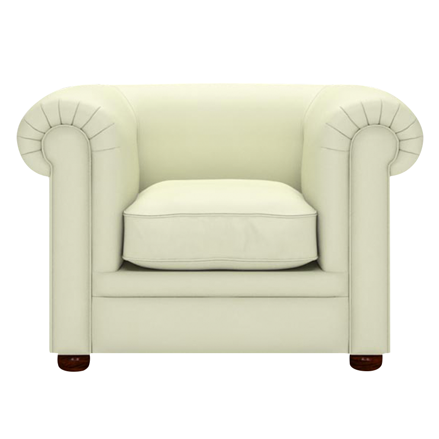 Austen Chesterfield Armchair Birch Cream