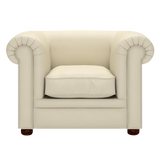 Austen Chesterfield Armchair Birch Ivory