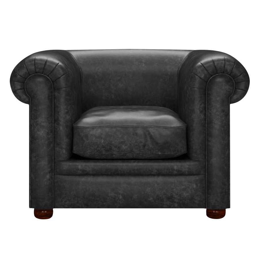 Austen Chesterfield Armchair Etna Black