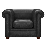 Austen Chesterfield Armchair Etna Black