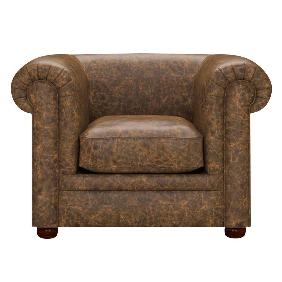 Austen Chesterfield Armchair Etna Brandy