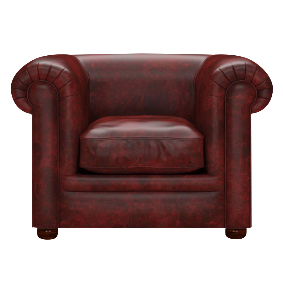 Austen Chesterfield Armchair Etna Red