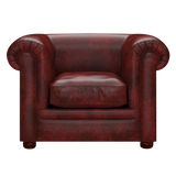 Austen Chesterfield Armchair Etna Red