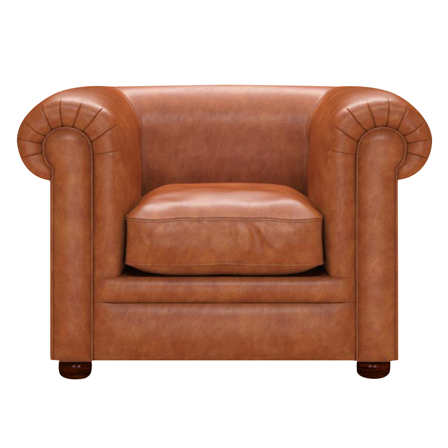 Austen Chesterfield Armchair Old English Bruciato