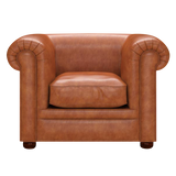 Austen Chesterfield Armchair Old English Bruciato