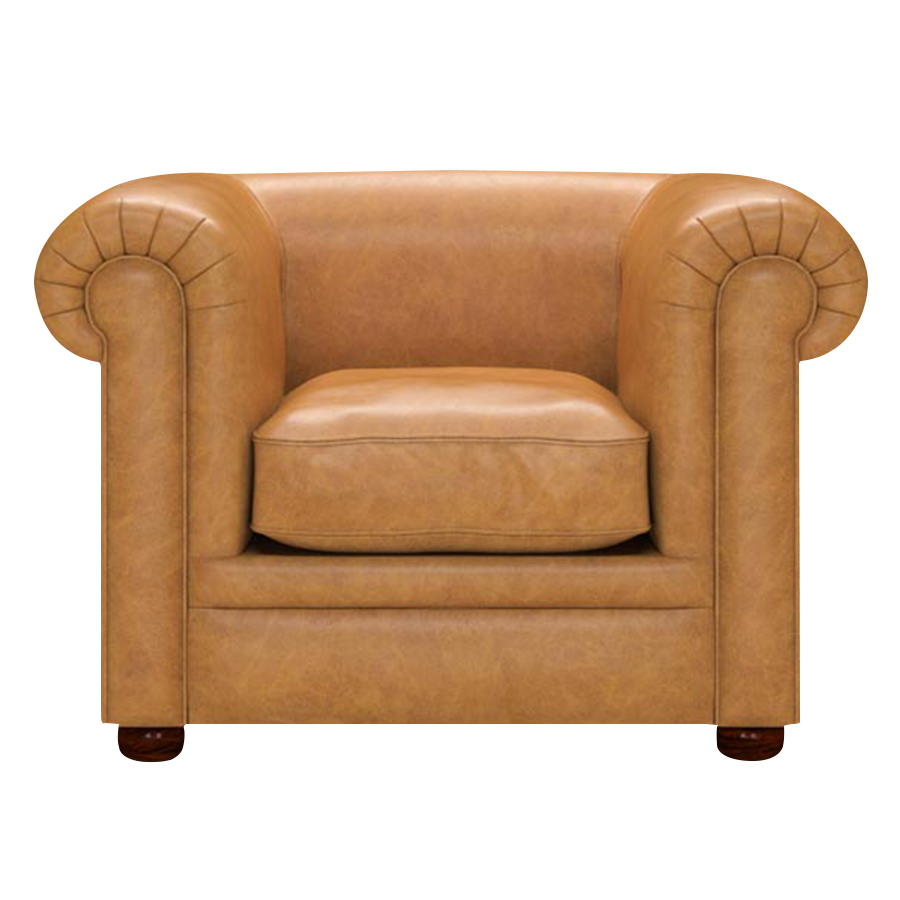 Austen Chesterfield Armchair Old English Buckskin