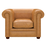 Austen Chesterfield Armchair Old English Buckskin