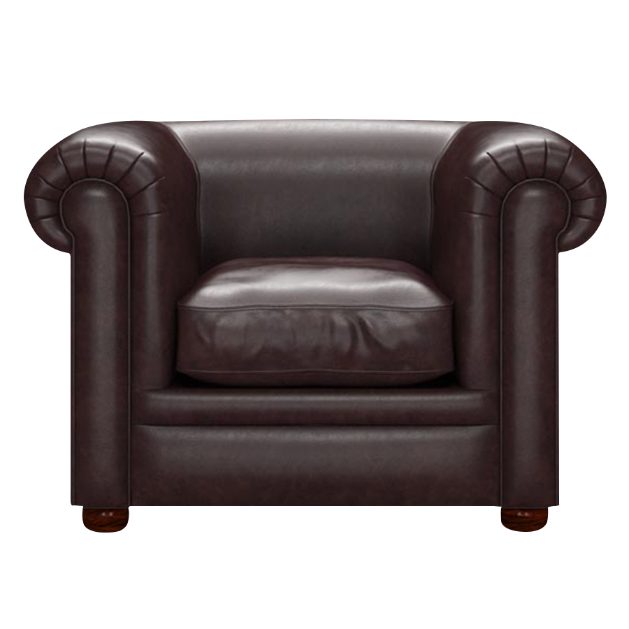 Austen Chesterfield Armchair Old English Smoke