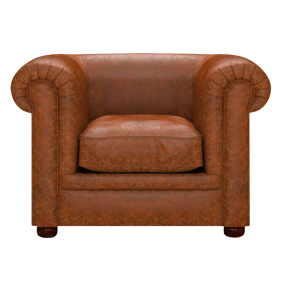 Austen Chesterfield Armchair Tudor Chestnut