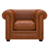 Austen Chesterfield Armchair Tudor Chestnut