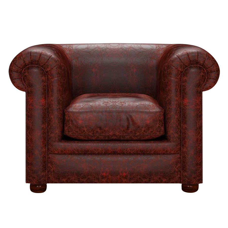 Austen Chesterfield Armchair Tudor Oxblood