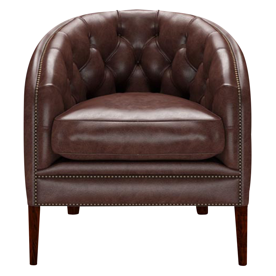 Blake Chesterfield Fauteuil Old English Dark Brown