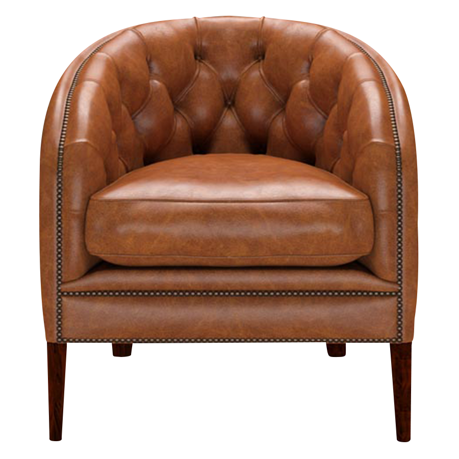 Blake Chesterfield Fauteuil Old English Saddle