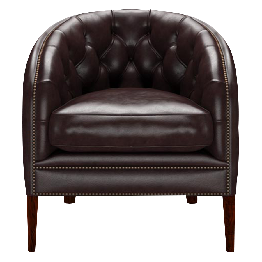 Blake Chesterfield Fauteuil Old English Smoke