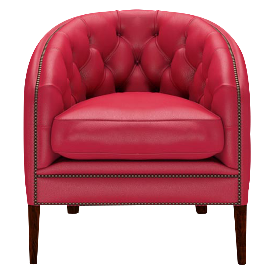 Blake Chesterfield Fauteuil Shelly Flame Red