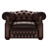 Blanchard Chesterfield Armchair Antique Brown