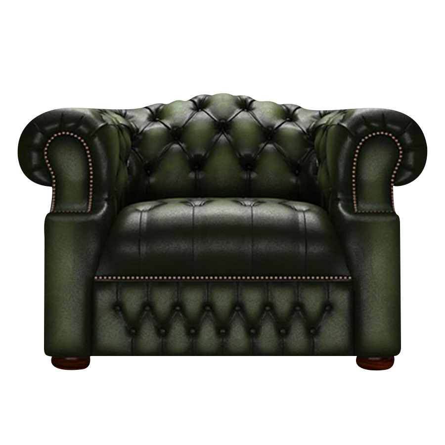 Blanchard Chesterfield Armchair Antique Green