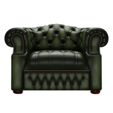 Blanchard Chesterfield Armchair Antique Green