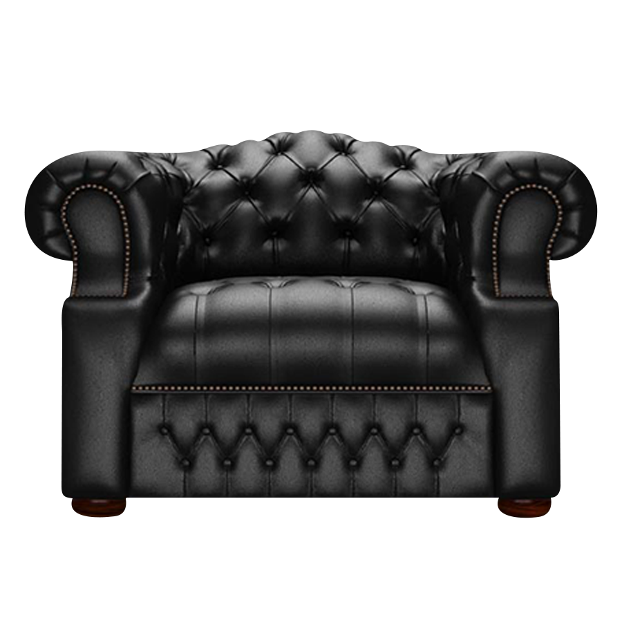 Blanchard Chesterfield Armchair Birch Black