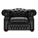 Blanchard Chesterfield Armchair Birch Black