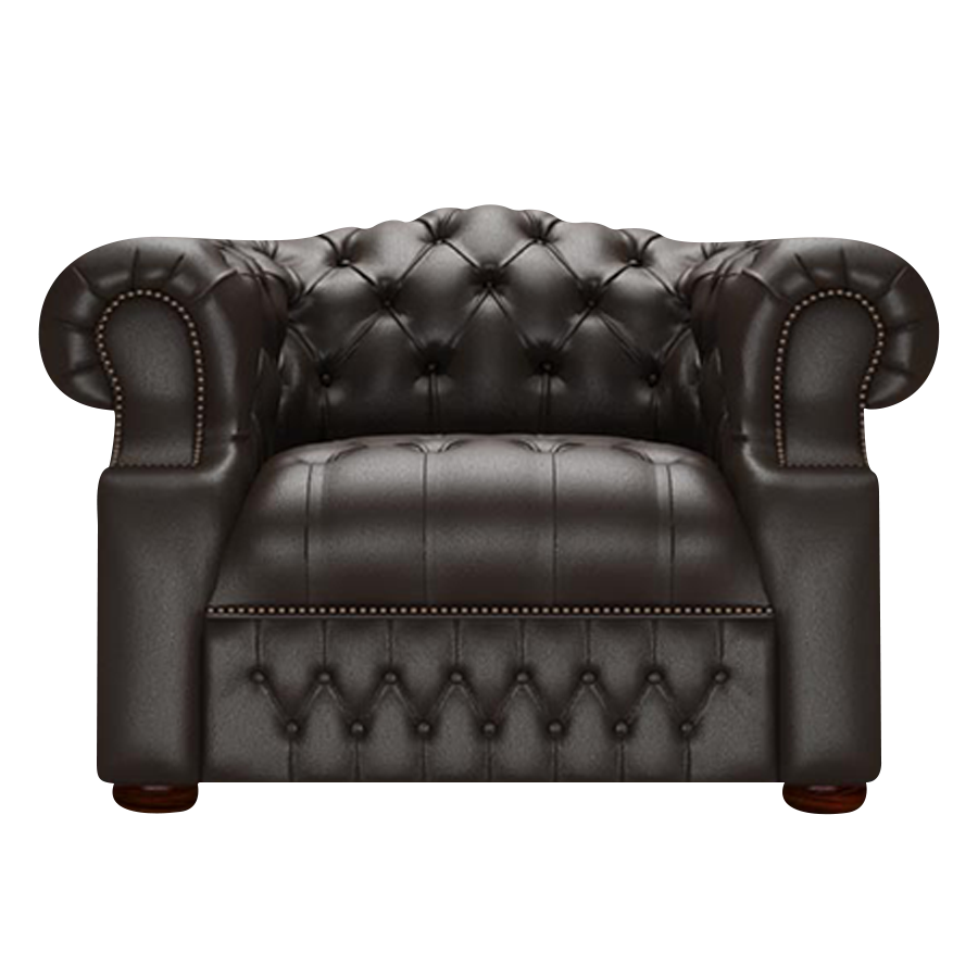 Blanchard Chesterfield Armchair Birch Brown