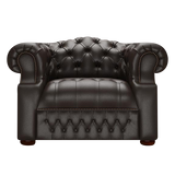 Blanchard Chesterfield Armchair Birch Brown