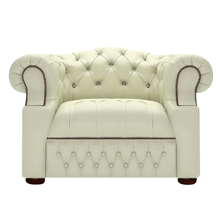 Blanchard Chesterfield Armchair Birch Cream