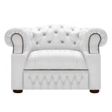 Blanchard Chesterfield Armchair Birch White