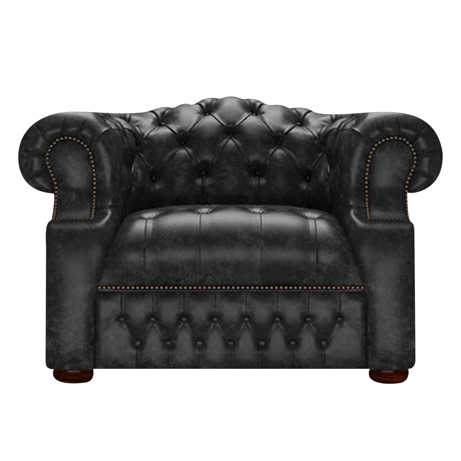Blanchard Chesterfield Armchair Etna Black