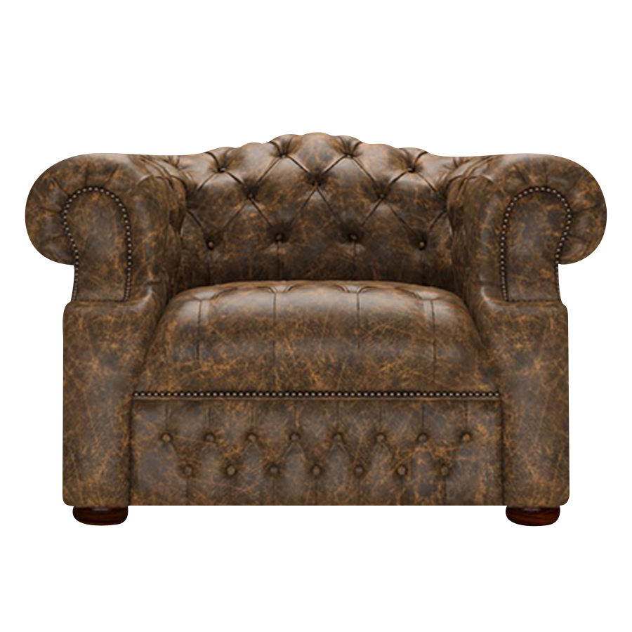 Blanchard Chesterfield Armchair Etna Brandy