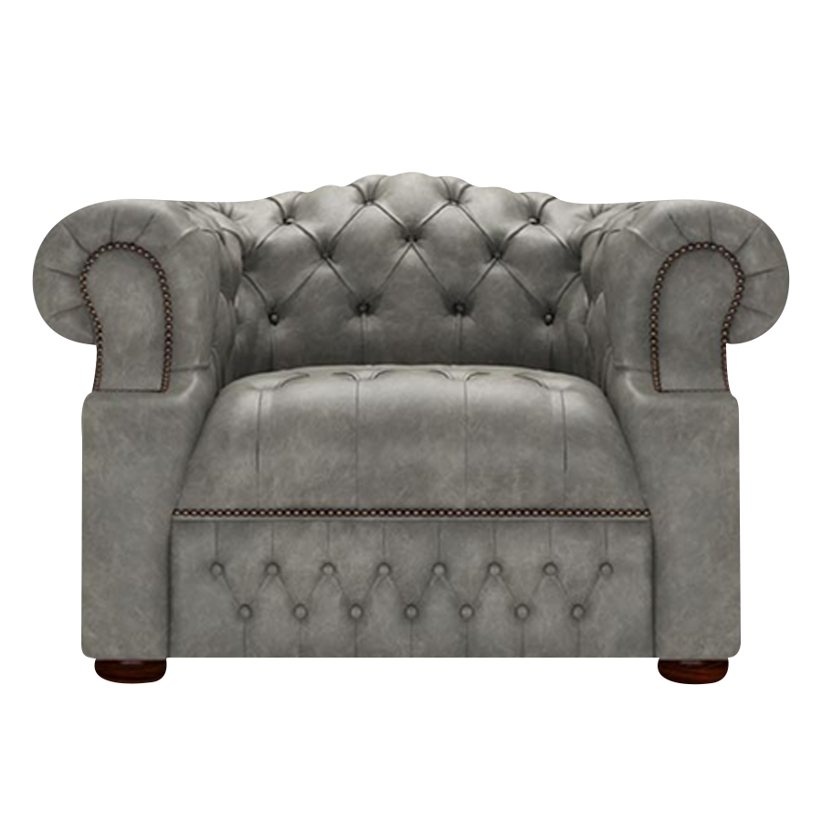 Blanchard Chesterfield Armchair Etna Grey