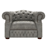 Blanchard Chesterfield Armchair Etna Grey