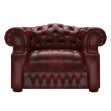 Blanchard Chesterfield Armchair Etna Red