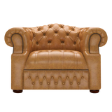 Blanchard Chesterfield Armchair Old English Buckskin