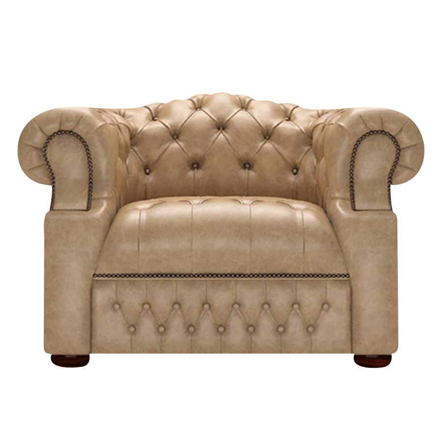 Blanchard Chesterfield Armchair Old English Parchment